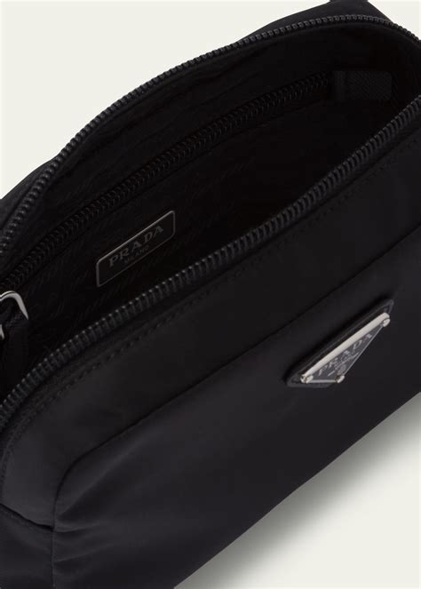 prada small nylon cosmetic case|prada fabric cosmetic pouch.